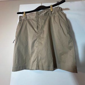 Skort-Akini/khaki/Large/stretch nylon